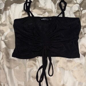 SHEIN Black Textured Top